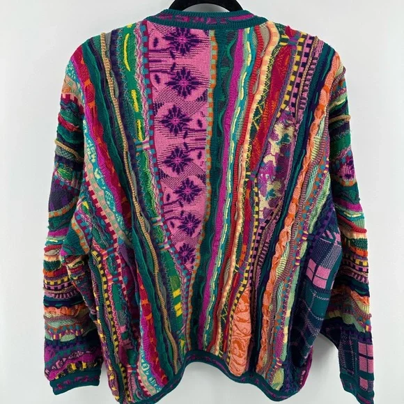 COOGI Vintage Multicolor Women's Cardigan Sweater - Picture 12 of 12